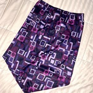 Geometric, retro skirt